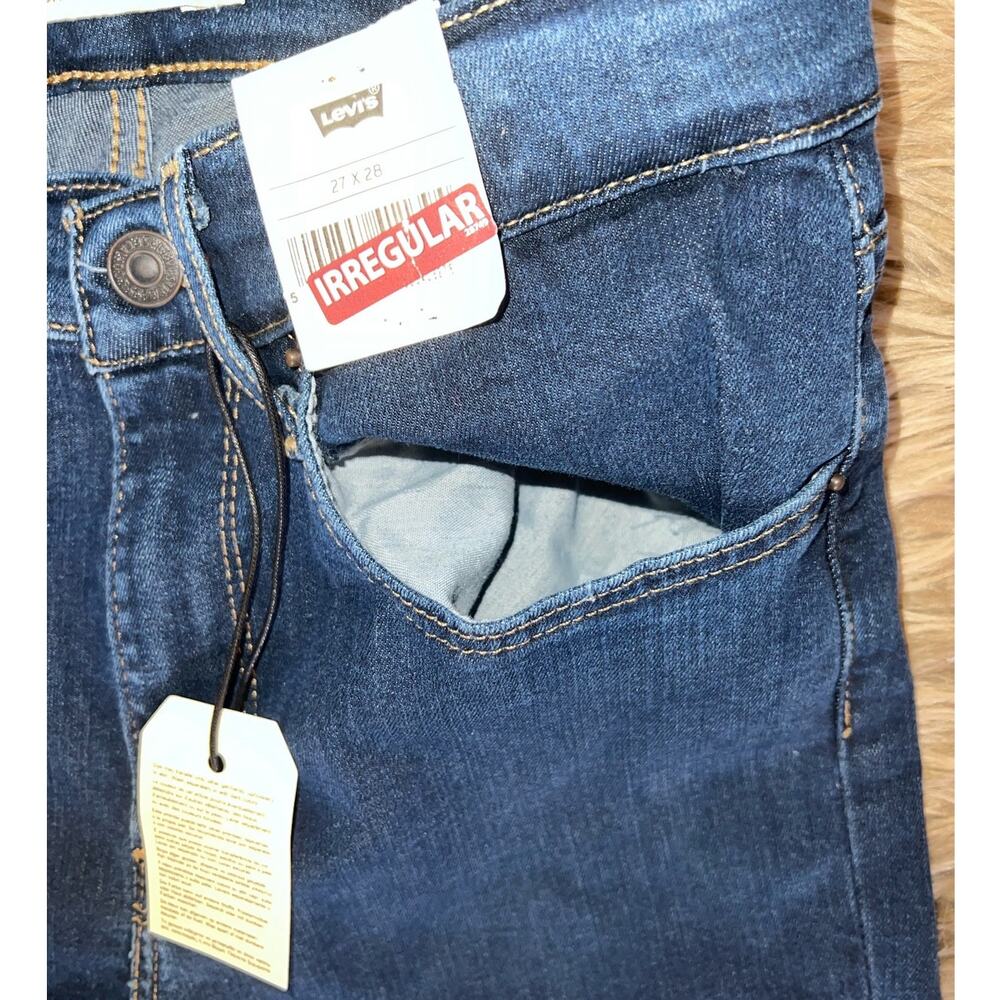 New Levi's womens 724 High Rise Slim Straight Denim Jeans Size 27 X 28 - Picture 3 of 10